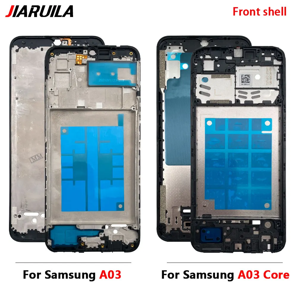 New For Samsung A02s A03s A03 Core A04 A04s A04E Housing Middle Frame Bezel Middle Replacement Parts Middle Frame