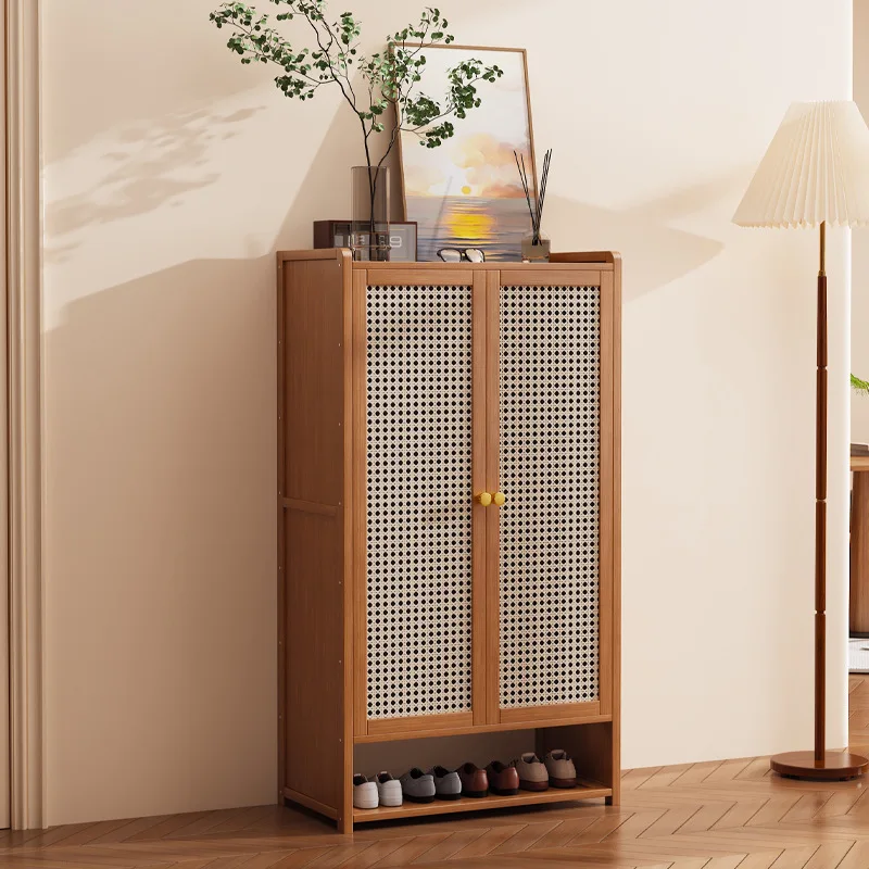 Breathable shoe racks, storage artifacts for shoes in rental houses, shoe cabinets, layered partitions, home doors, and interior