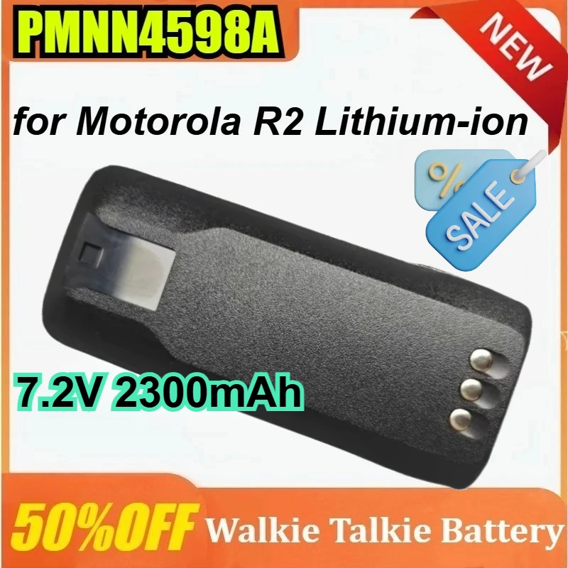 

PMNN4598A 7.2V 2300mAh for Motorola R2 Lithium-ion with Type-C USB Walkie-talkie battery