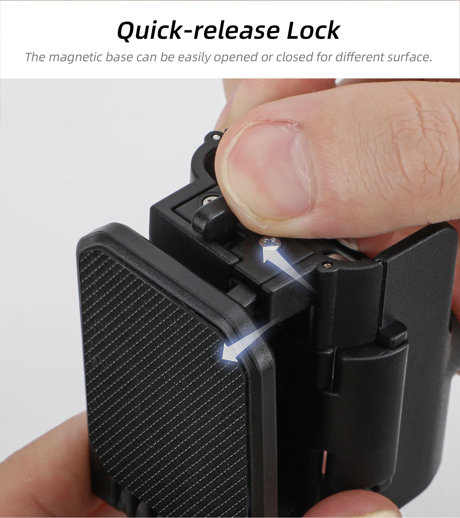 حامل مغناطيسي لـ DJI OSMO POCKET 3 حامل قصاصة جبل الدراجات/V-log/العمل على الطاولة لـ DJI Pocket 3 ملحقات الكاميرا
