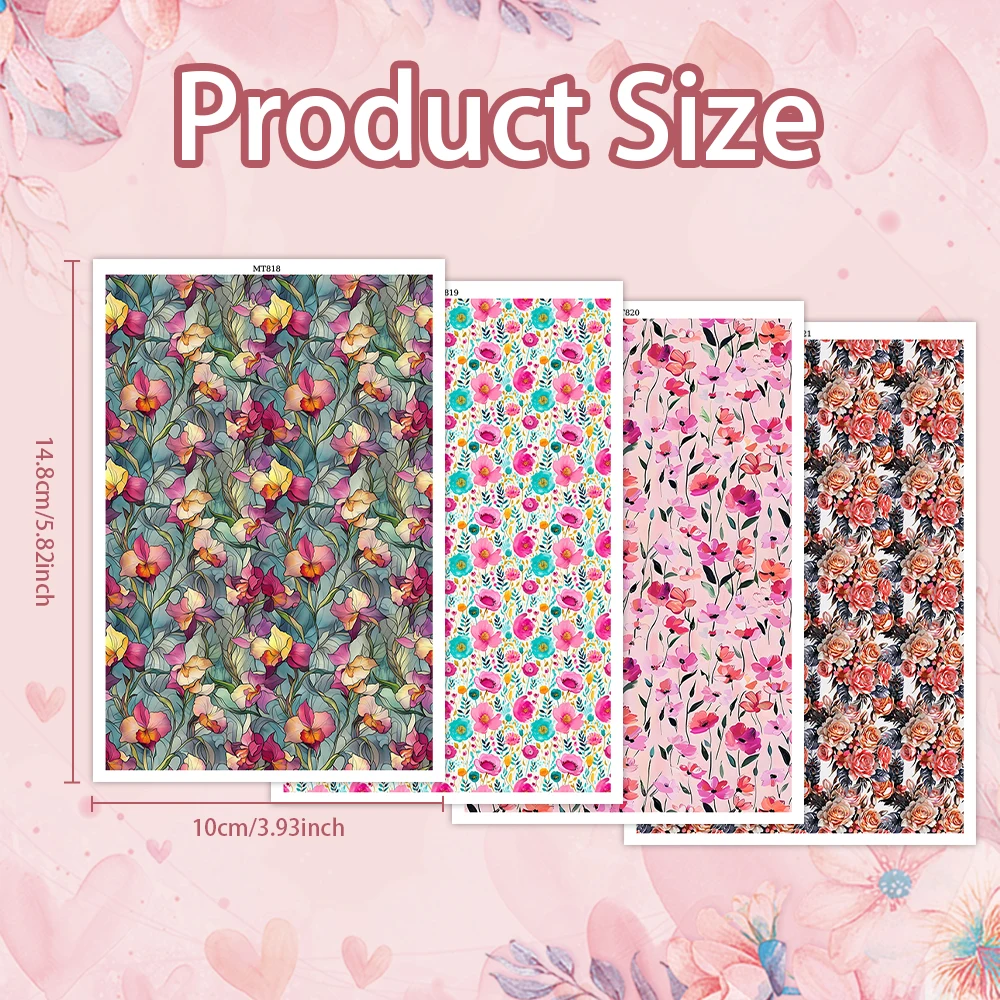 พิมพ์ลายดอกไม้เล็กๆต่างหูเซรามิคนุ่มละลายน้ําได้สติกเกอร์แบบใช้แล้วทิ้งสําหรับเครื่องประดับ DIY ทํารูปลอก 2025