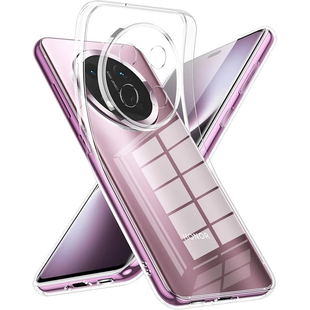 حافظة ناعمة من السيليكون الشفاف لهاتف Honor Magic8 Magic7 Magic6 Magic5 Magic4 Magic 8 7 6 5 Pro Lite غطاء شفاف رقيق للغاية #1