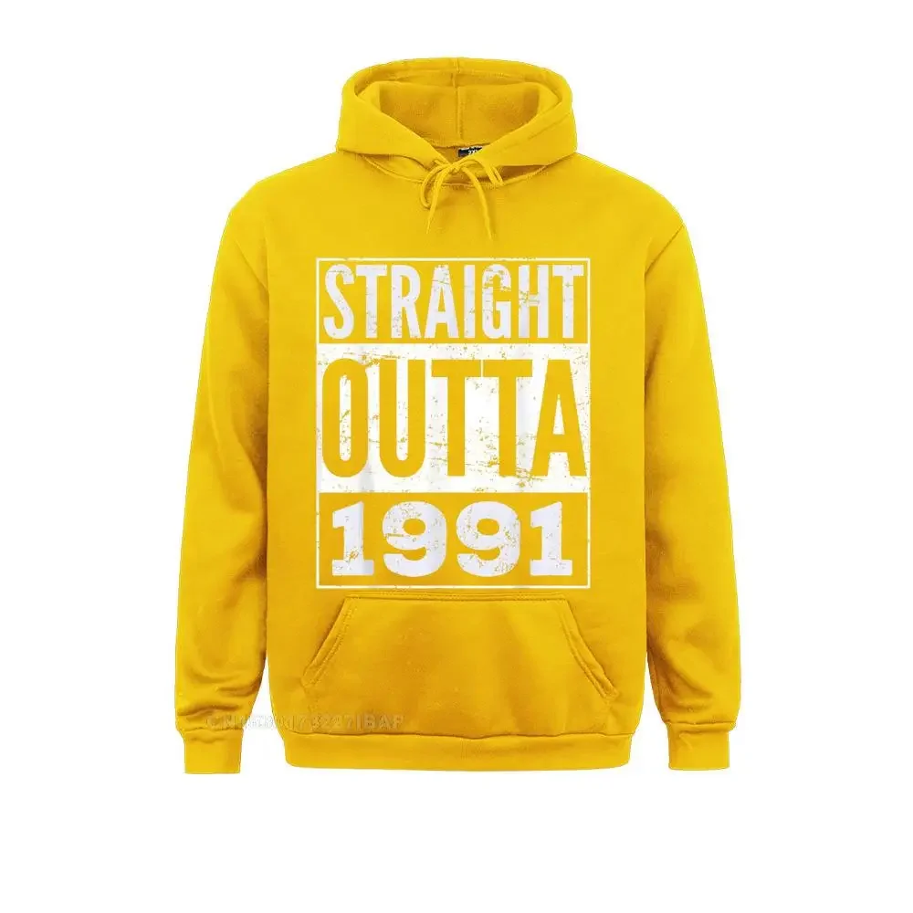 Adult Straight Outta 1991 Hoodie Funny Birthday Hoodie Sweatshirts Simple Style Discount Hoodies Sportswears for Men Summer