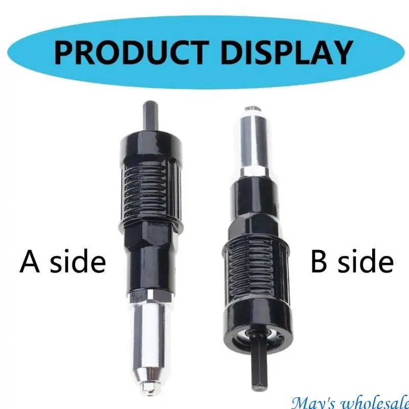 HighStrength Alloy Steel RivetGun Conversion Cordless Riveting Tool Adapter 448A