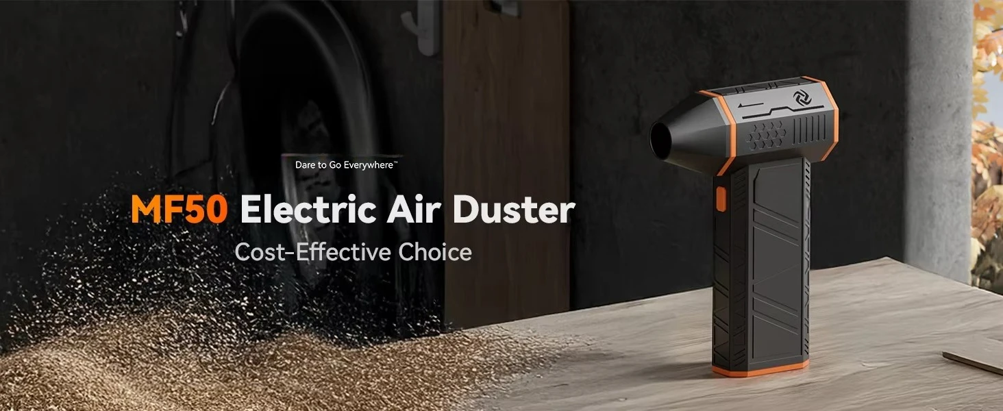 Hurricane Powerful Turbo Fan Handheld Brushless High Speed Powerful Hair Dryer USB Powered for Dust Removal and Snow Blowing