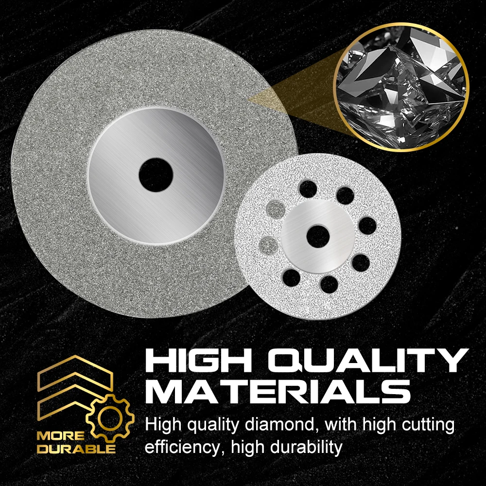 XCAN 10 قطعة رؤوس طحن الماس 3.0 مللي متر عرقوب طحن نتوءات ل دريمل جلخ أدوات دوارة أقراص قطع الماس