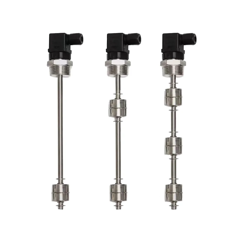 LSK200 Stainless Steel Magnetics Floating Level Switch Sensor Multi-Point Relay for Liquid Water in Tanks and Containers