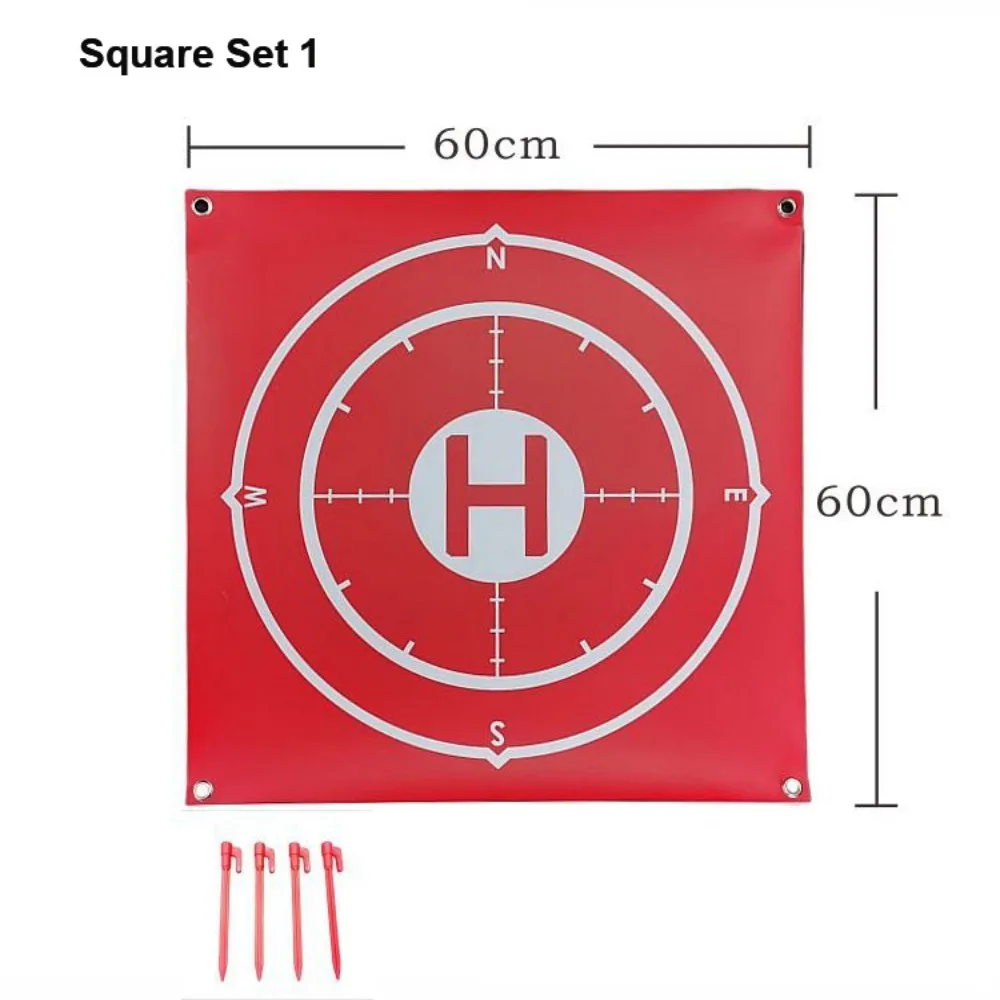 Waterproof Quadcopters with Windproof Nails Portable Foldable Landing Pad 60*60cm Universal RC Dron Mat