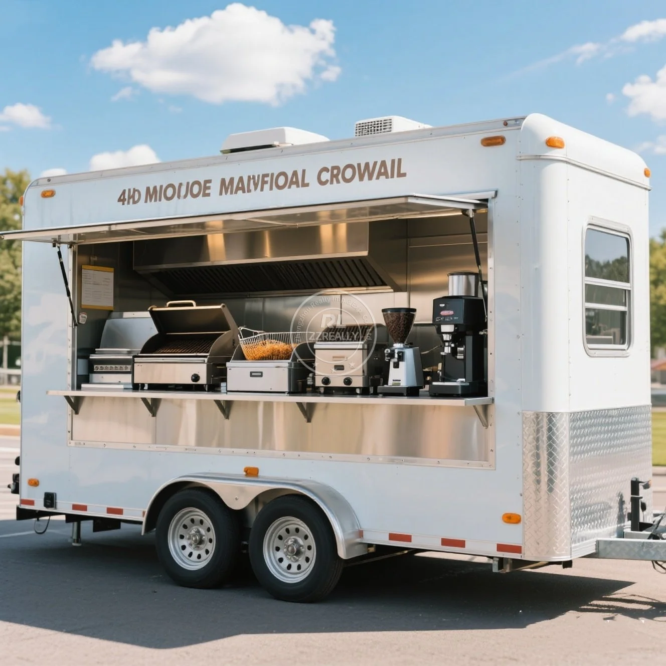 

Street Mobile Food Concession Truck Fast Breakfast Mobile Kitchen Coffee Ice Cream Cart Concession Trailer Fast Food Truck