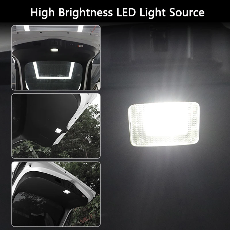 QHCP Car Trunk Light LED Highlight Tailgate Lights Tail Box Light Automatic Sensor Switch Fit For Lexus RZ 2023-2024 Accessories