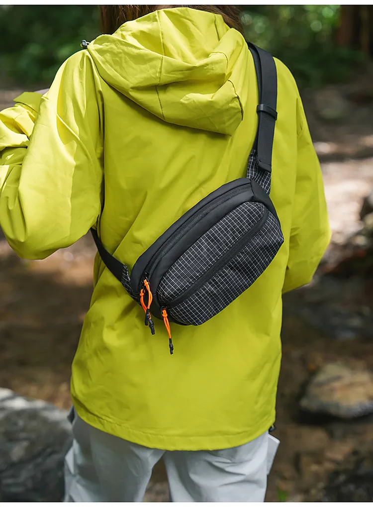 Multifunctional Outdoor Sports Chest Bag for Men and Women Lightweight & Waterproof Crossbody Bag Portable Cycling  Phone Bag