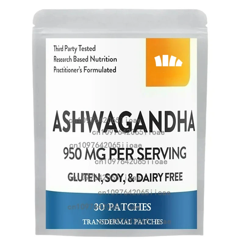 

30 Patches Ashwagandha Complex Transdermal Patches Stress Relief, Upports Quality Sleep, Focus & Positive Mood