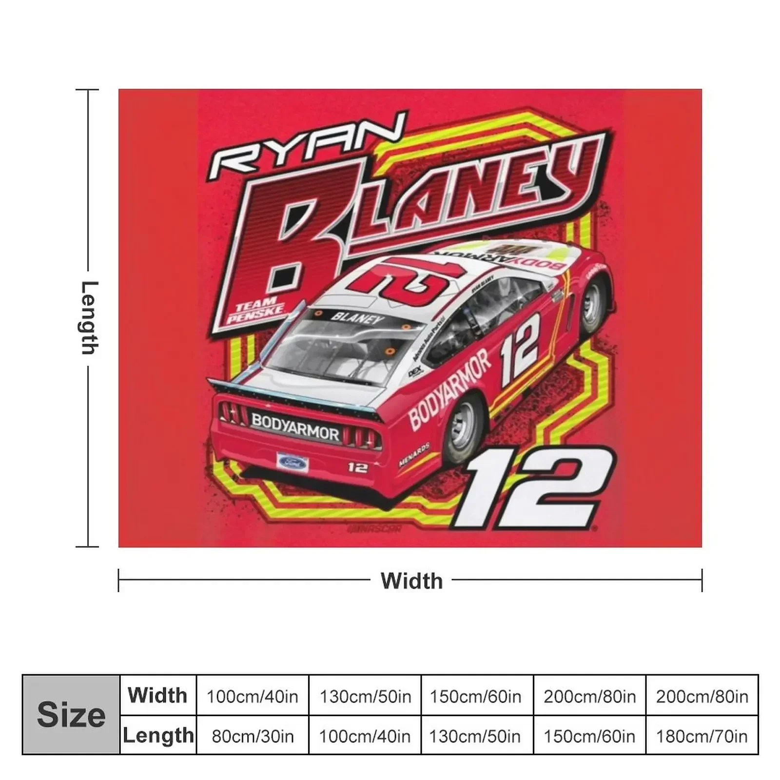 ryan blaney Throw Blanket Bed Fashionable Warm Soft Plaid Comforter Blankets