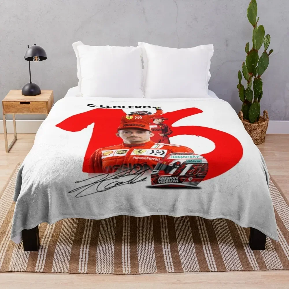 

Charles Leclerc 16 Throw Blanket wednesday Sofas Luxury Thicken Hairys Blankets