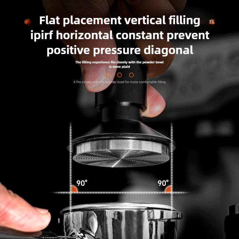 موزع القهوة من الفولاذ المقاوم للصدأ 2 في 1 مع محرك إبرة مغناطيسي لإسبريسو بورتافلتر 58 مم #6