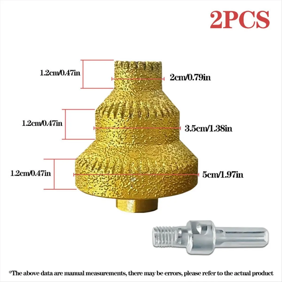 COFA Brazed Pagoda Drill Bit M10 Brazed Tower Drill Tile Stone Rock Plate Drill Reaming Integrated Bit Tools