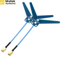 2 sztuk/partia Matek MATEKSYS ANT-Y1240 1.2-1.3Ghz 3dBi Y DIPOLE FPV antena wtyczka SMA do RC Drone gogle monitorujące odbiornik