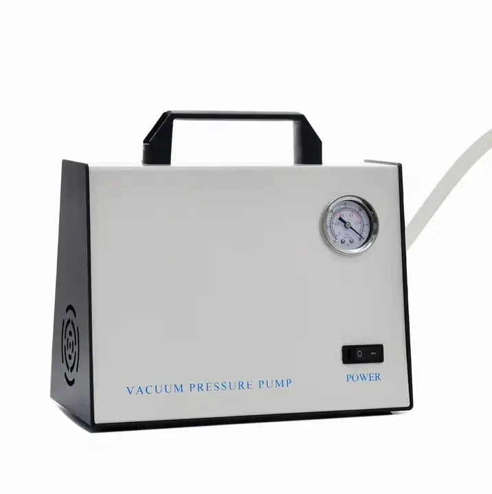 Bomba de Vácuo Elétrica Mini IKEME 15L/min 30L/min 40L/min, Bomba de Vácuo de Diafragma Laboratorial sem Óleo VP 30L