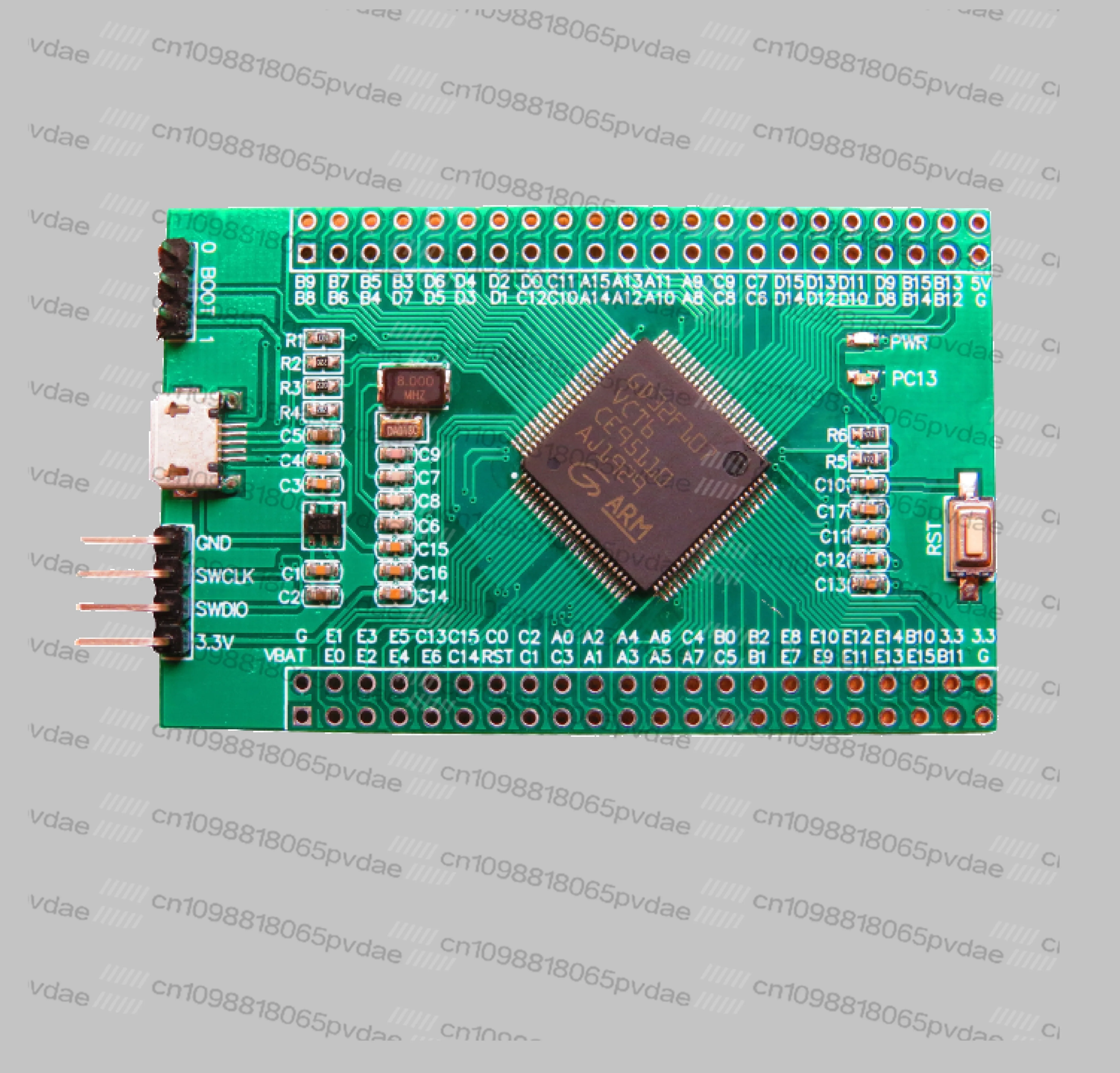 Gd32f107vct6 Core Board Large Capacity New Gd32f107 Single Chip Microcomputer System Vct6 Replaces Stm32