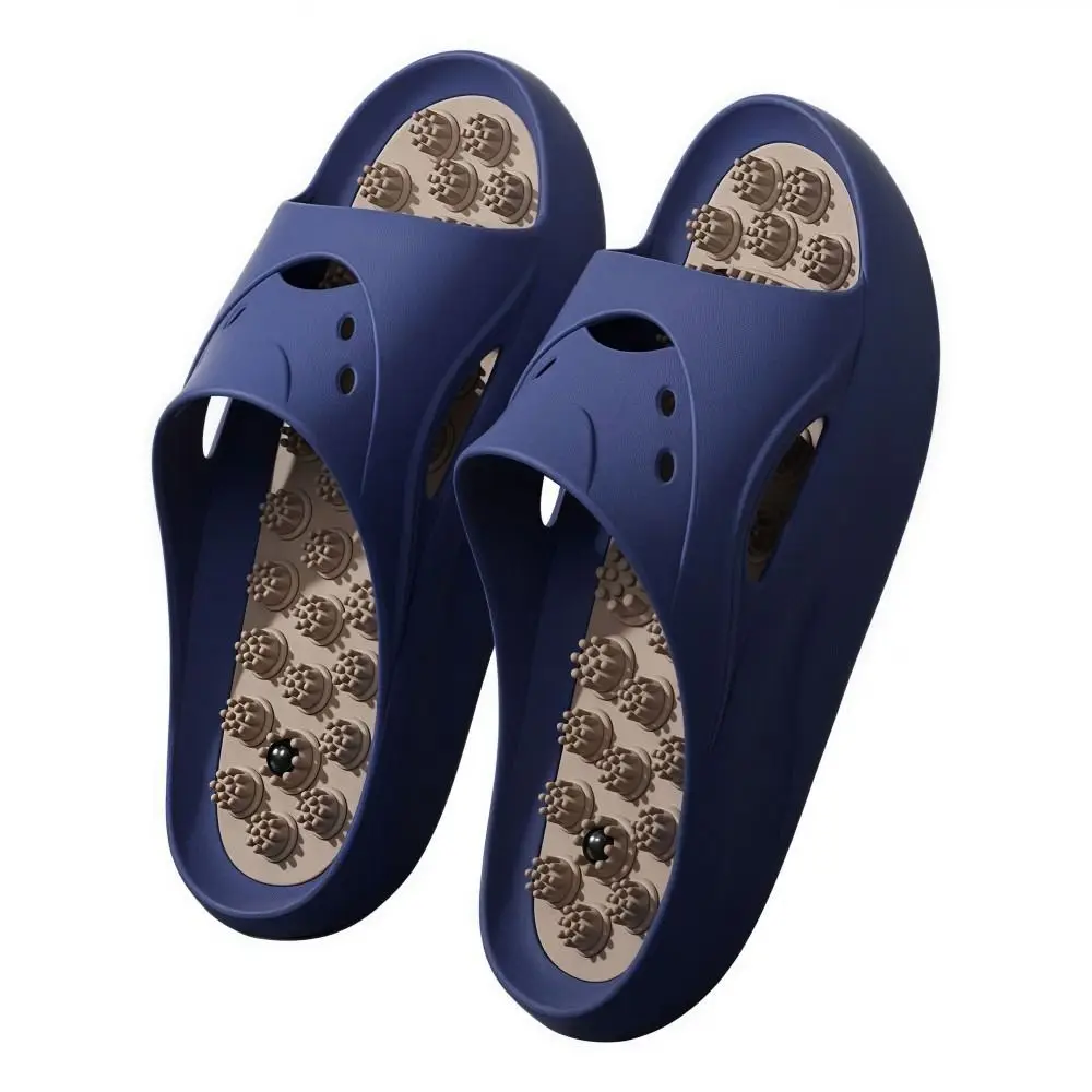 Akupressur-Massage-Hausschuhe für Männer, Rutschfeste, Geruchshemmende Sandalen, Leichte Hausschuhe mit Weicher Sohle zur Linderung von Müdigkeit – Detail 2