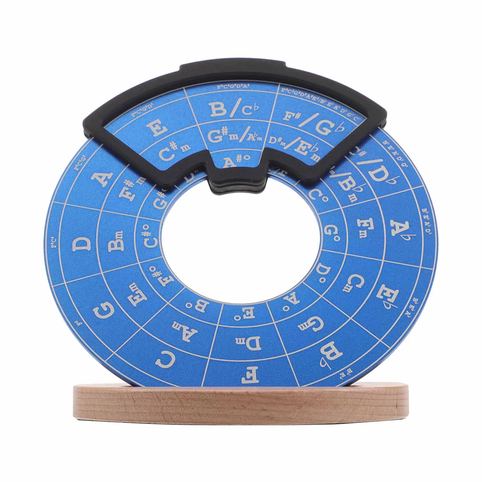 أداة تعلم الجيتار على شكل دائرة من عجلة خامسة مدرب محمول لاستكشاف الموسيقى الإبداعية وإتقان عجلة الوتر #1