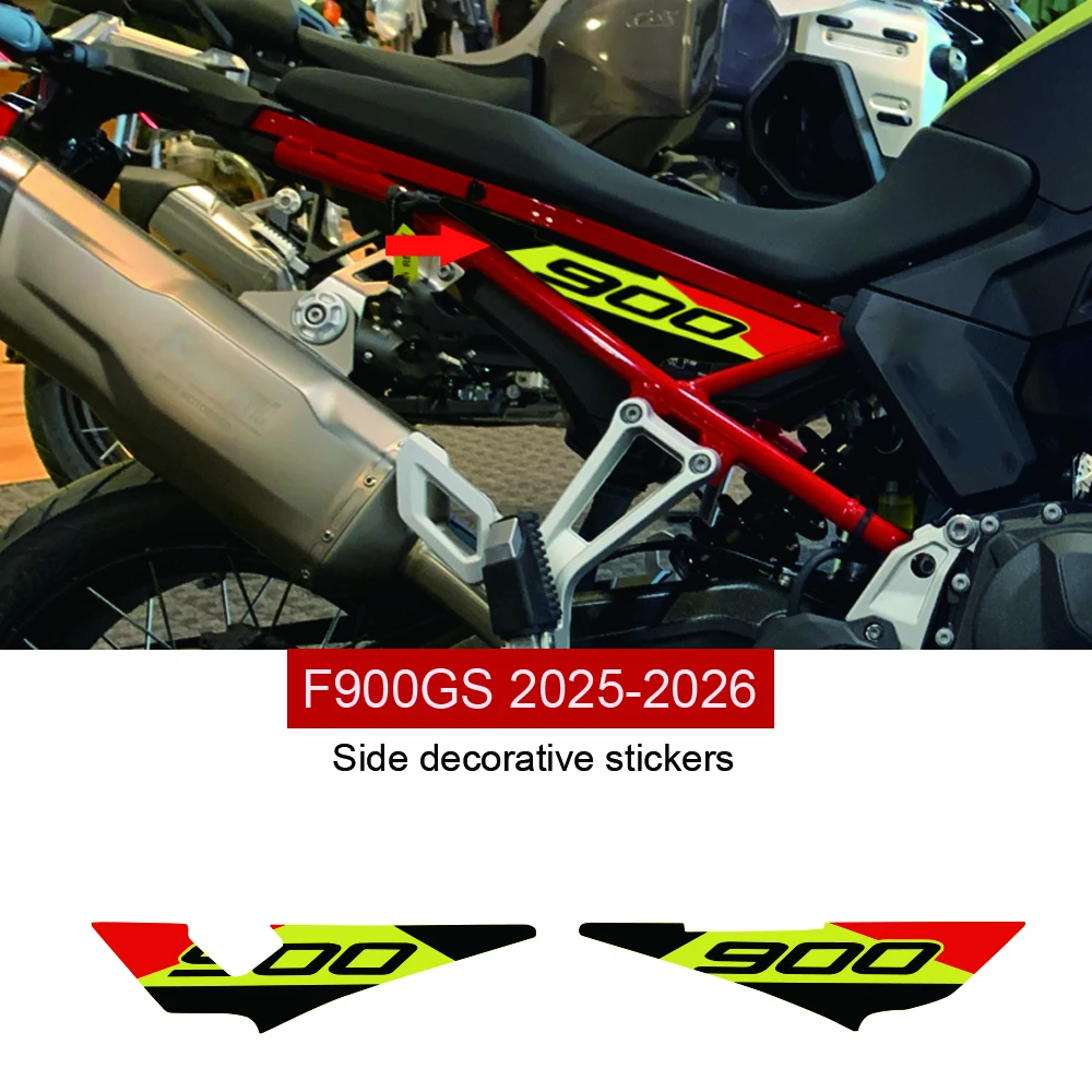 Decals Suitable for F900GS Side Decoration Stickers Suitable for F 900GS 2025-2026 Model Motorcycles Waterproof Sticker Decorati