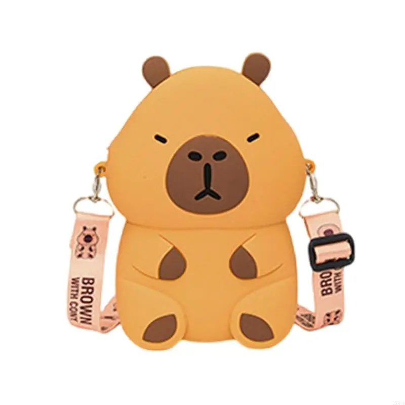 

Silicone Capybara Shoulder Bag Casual Satchel Children's Crossbody Bags Offering Comfort And For Travel or Daily 20CA