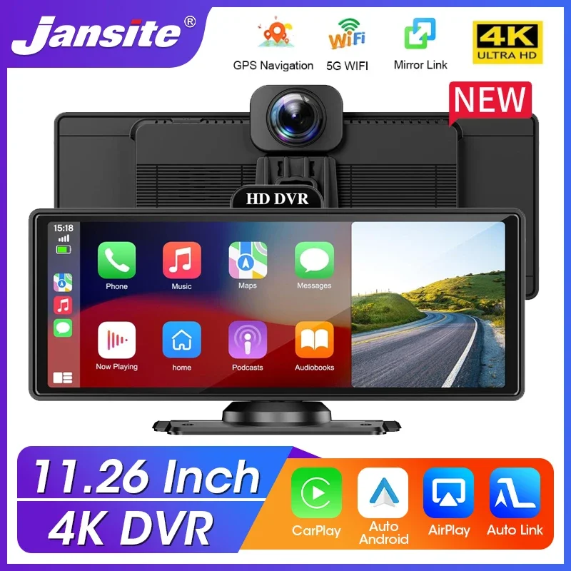 dash-cam-1126''-pollici-4k-con-dvr-carplay-e-android-auto-wireless-audio-bluetooth-navigazione-gps-registratore-video-a-doppia-lente-per-cruscotto