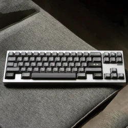 Fullset Error 404 Theme Keycaps Dye Sublimation Cherry Profile PBT Mechanical Keyboard Key Caps Grey DIY