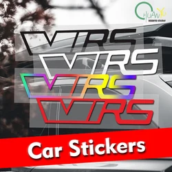 VRS car styling luggage compartment body grille sticker for Skoda Octavia Kamiq Kodiaq Karoq RS Superb Fabia Rapid car sticker