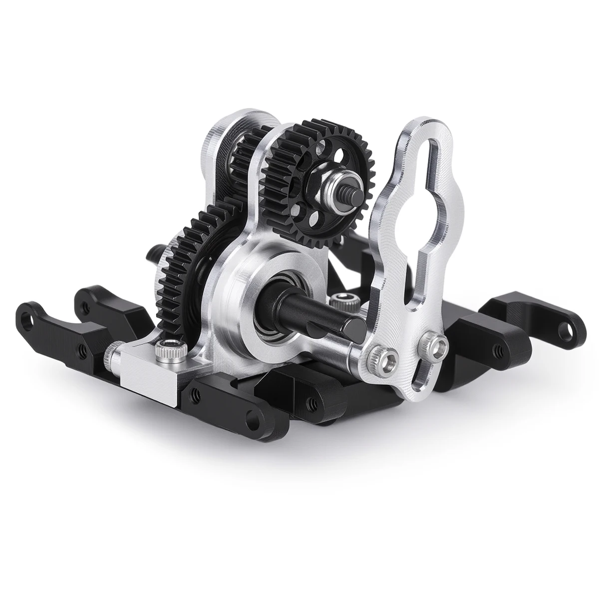 Ultralight Aluminum NOD-24 Transmission for SCX24 AX24 Custom Build 1/24 RC Crawler Competition Gearbox Low CG Motor Mount 2.
