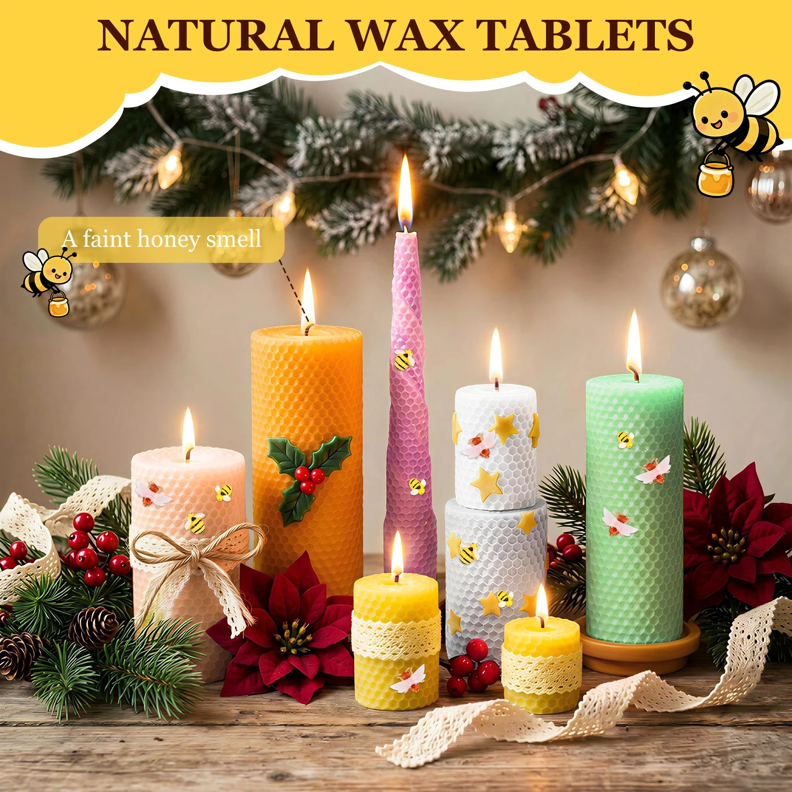 Kit de 12 Folhas de Cera de Ab - Beeswax Sheet Roll avaliação e preço