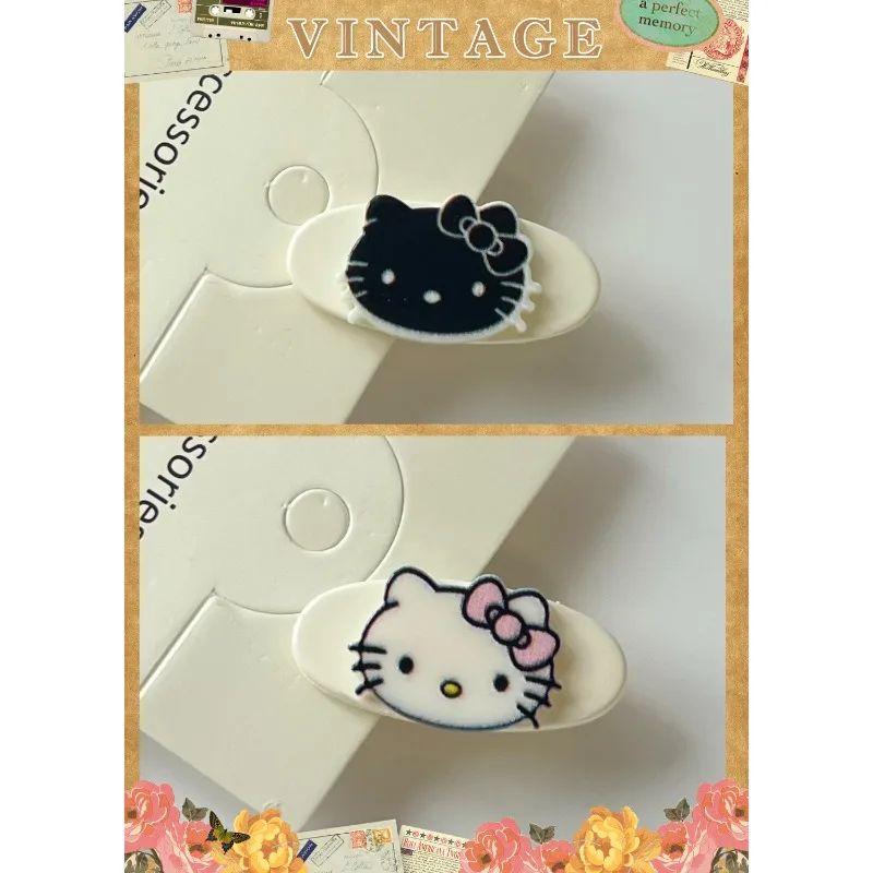 

Sanrio Hello Kitty Cartoon Hairbands Anime Figures Cat Q Figurals Children Anime Cute Merchandise Decoration Girls Birthday Gift