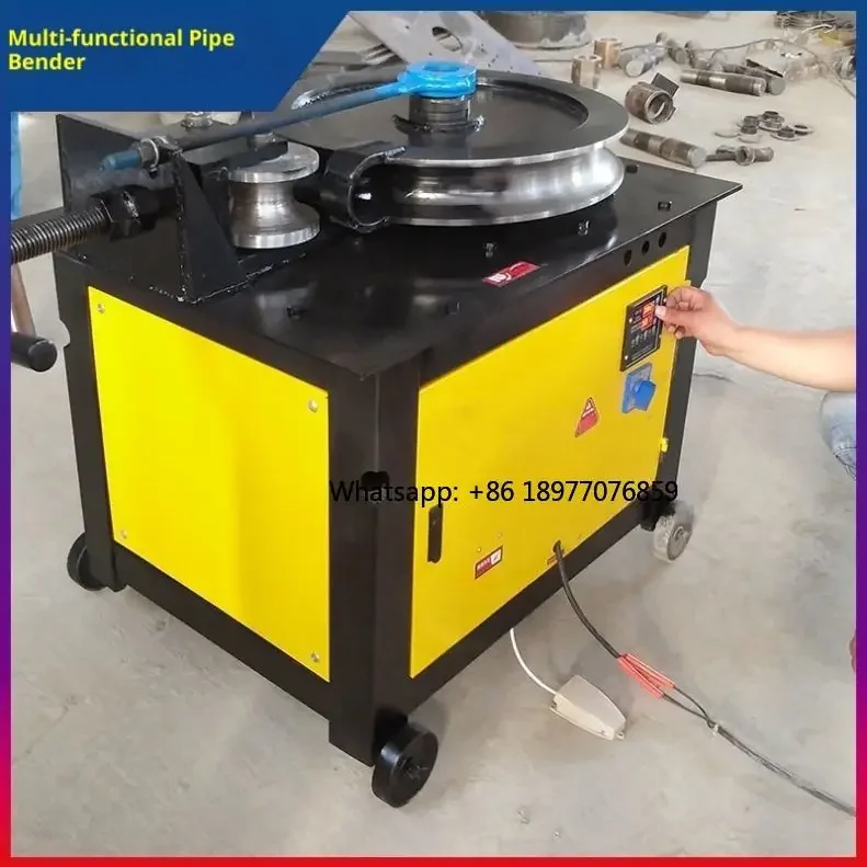 2026 Small Multifunctional CNC Hydraulic Pipe Bender Electric Square Tube Bender Semi-Automatic Tube Folding Machine