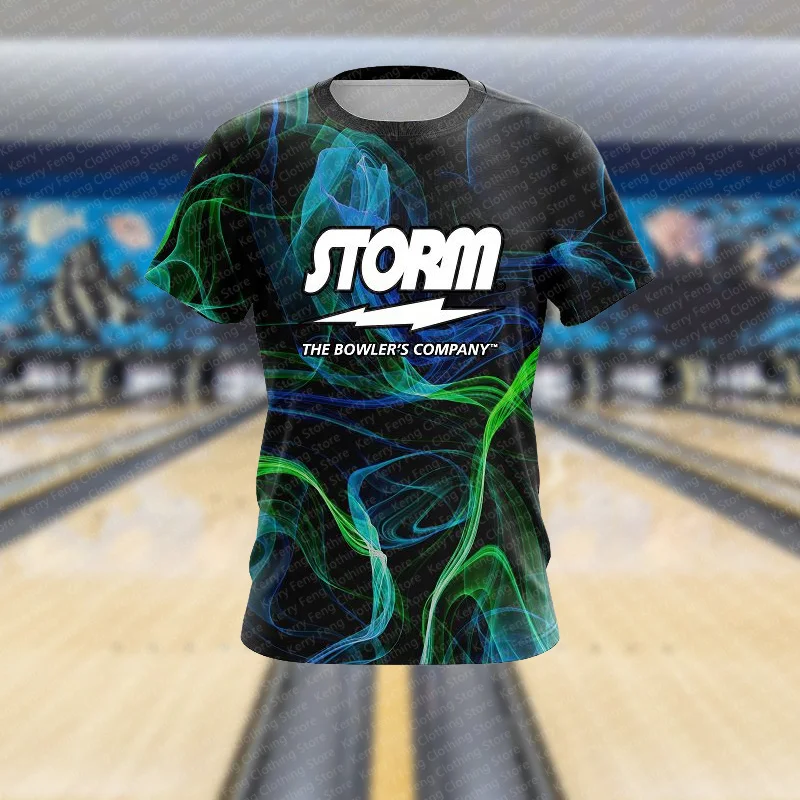 2024 Latest Hot Selling Bowling Men\'s Sports Shirt T-shirt Daily Indoor Leisure Comfortable Sweating Fashion Short Sleeve Top