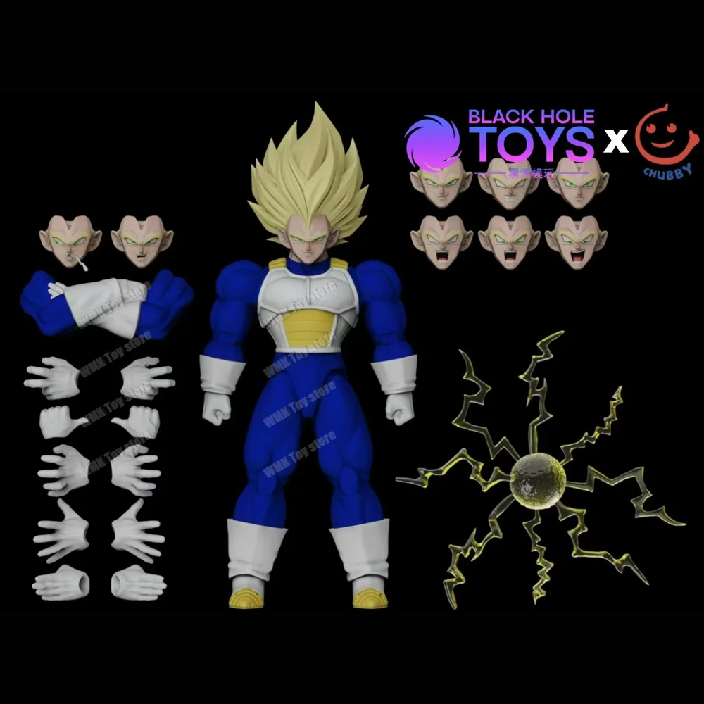 Black Hole Toys & Chubby Dragon Ball SHF Super Saiyan SSJ Son Goku Vegeta Trunks Full Power Anime Action Figures Models