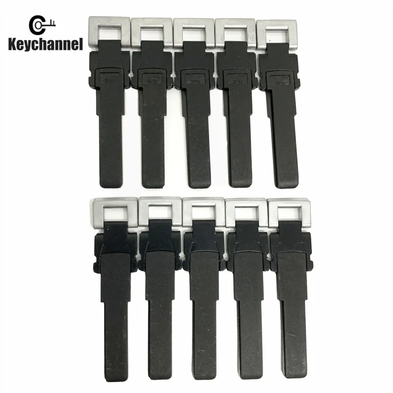 10pcs Car Key Insert Blade HU66 Plastic Blank Car Emergency Uncut Blade for Passat CC B6 B7 B7L CC R36 Maogotan Passat Smart Key