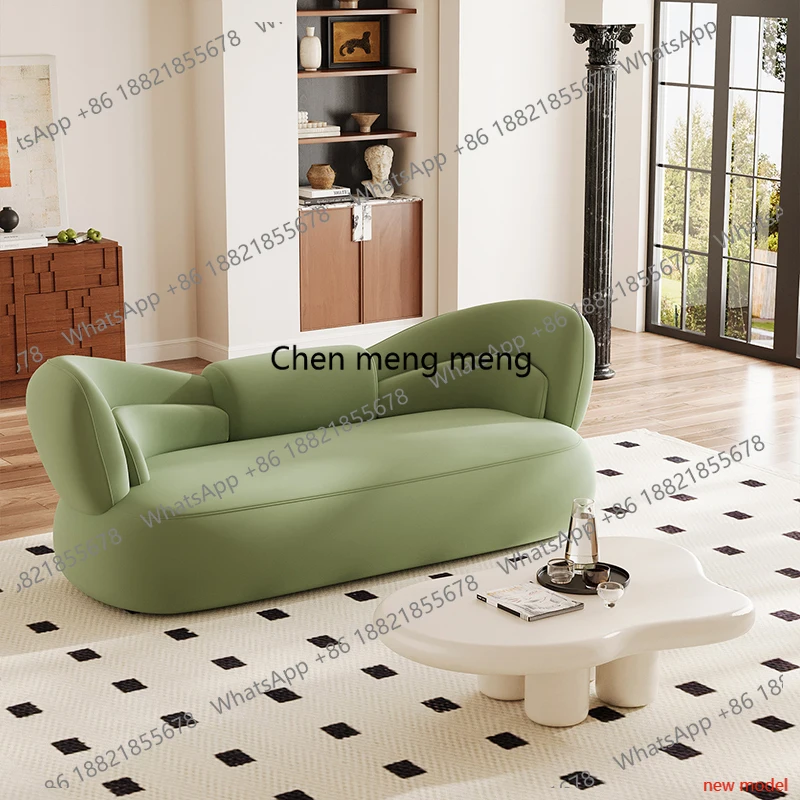 Nordic Casual Fabric Office Sofa Modern Creative Beauty Salon Homestay Bowknot Sofa Designer Office Furniture Divano LettoDD182