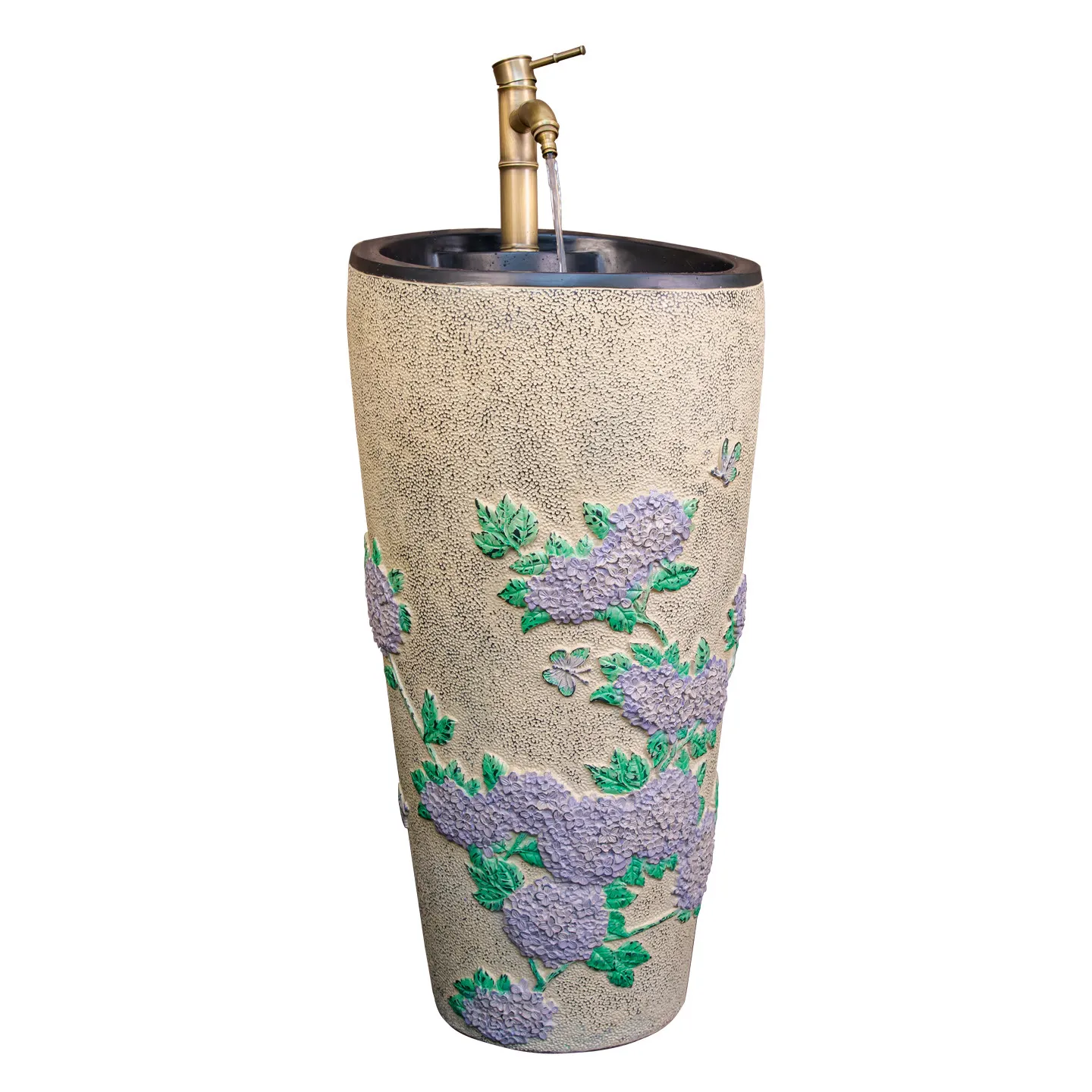 

Уличная колонная раковина, уличная встраиваемая напольная раковина с имитацией камня