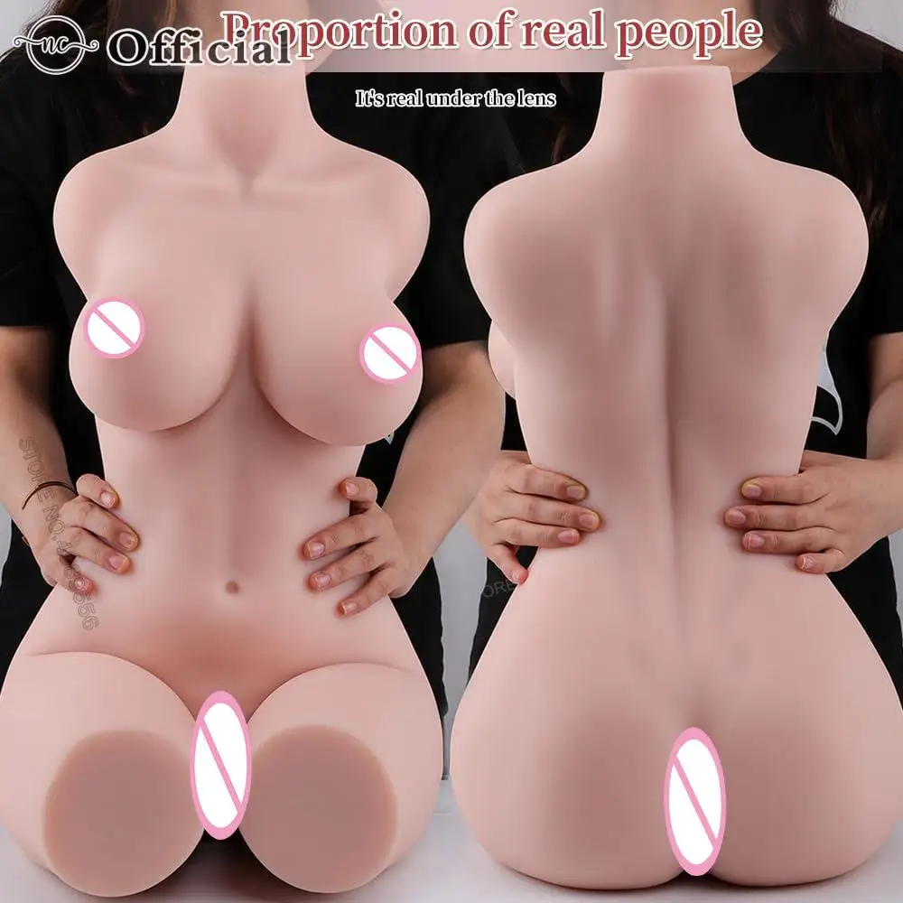 Boobs Anal Adult Sexual Silicone Doll Dual Channel Sex Toys For Men Ass Male Masturbator Seхdoll Suxual Dolls Vagina Half Body