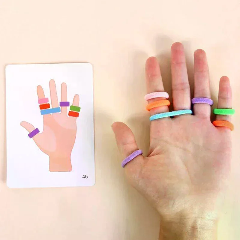 Gra planszowa dla dzieci z pierścieniami na palce, zabawki do dopasowywania kolorów, interaktywne gry imprezowe, koordynacja wzrokowo-ruchowa, zabawki sensoryczne edukacyjne dla dzieci.