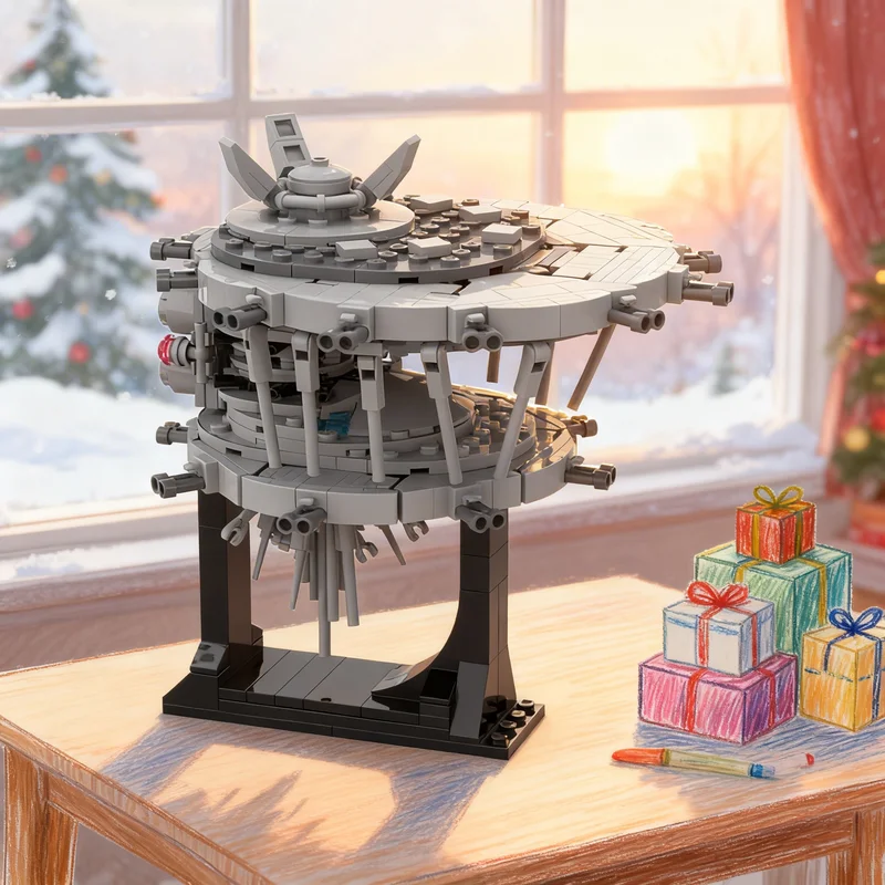 

545pcs MOC Midi Scale Hapan Battle Dragon Star Model Building Blocks DIY Gift Creative Collectible Display Decor Premium Adult