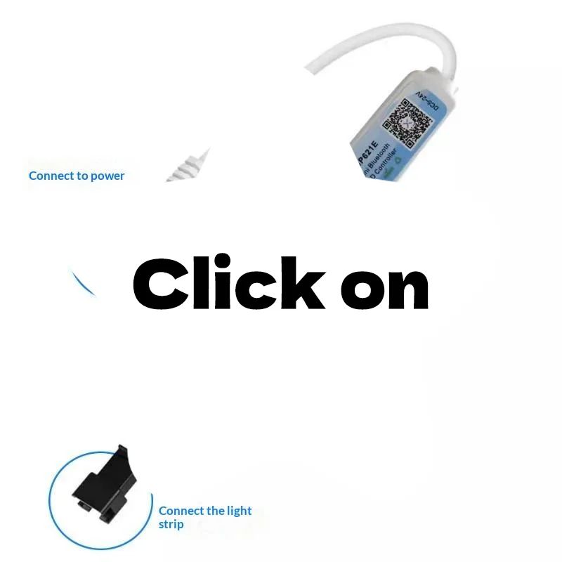 1Pcs 3 PIN SP621E Pixel Music Bluetooth App Controller Addressable DC5-24V Light Controller For WS2812B WS2811 LED Strip