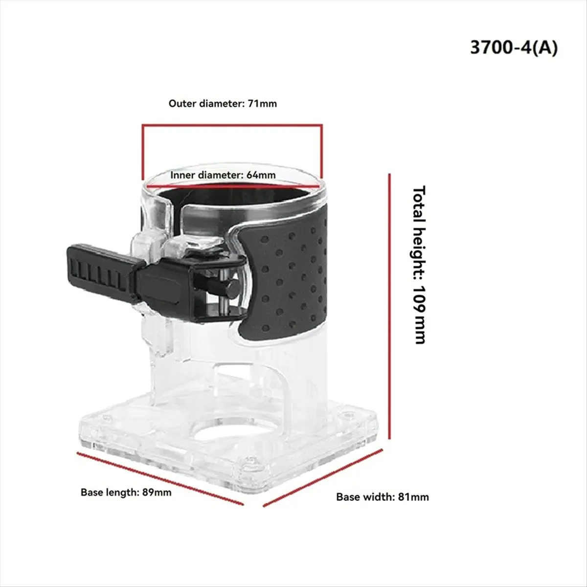 Podstawa frezarki do drewna AA97, elektryczna podstawa trymera, podstawa do obróbki drewna, frezarka do przycinania, podstawa do maszyny do obróbki drewna dla RT0701C i WU601