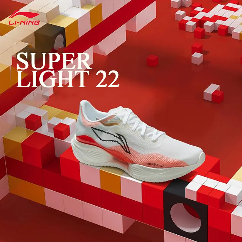 LI-NING SUPERLIGHT 22 New Year Color Women Lightweight Cushioned Running Shoes Professional Sports Shoes ARBV002