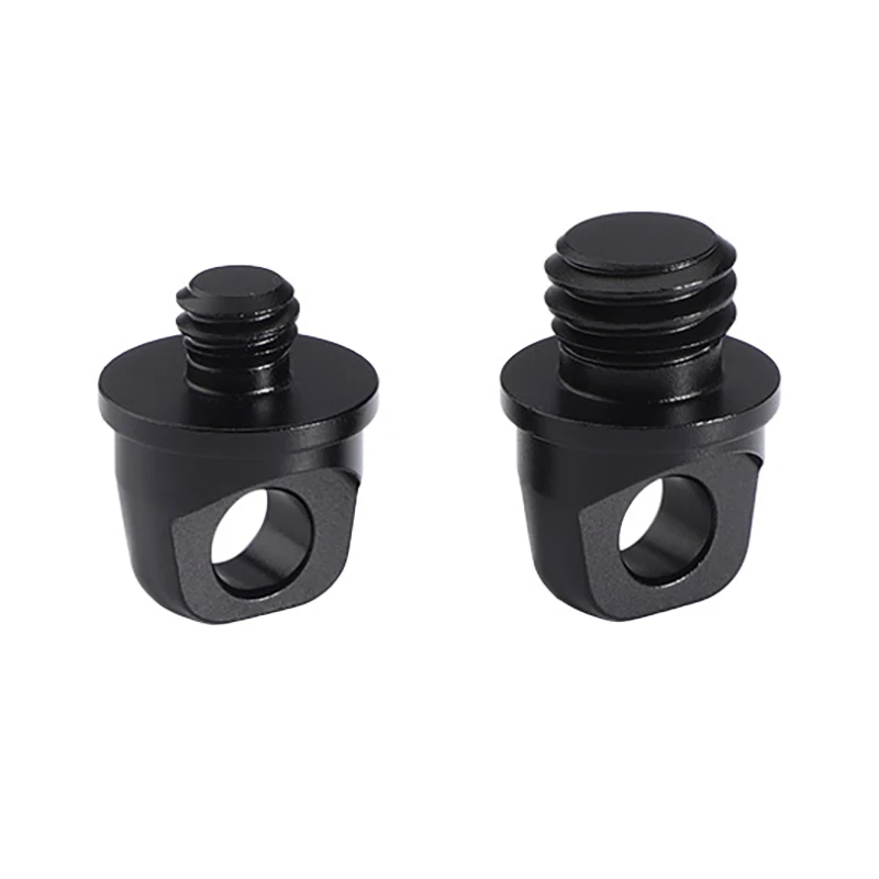 1PCS 1/4 Lanyard Screw 3/8 SLR Camera Tripod Lifting D Ring Sports Digital Camera Accessories Safe Connection Ring