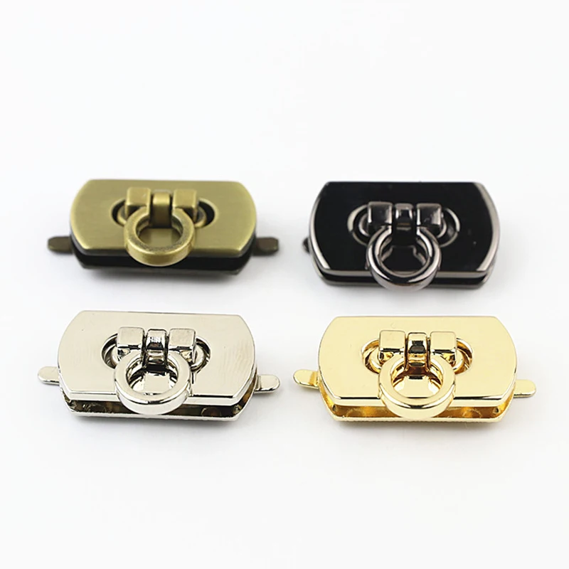 Metal Bag Clasp Bag Hardware Twist Locks Bag Buckle For Handbag Shoulder Bag Replacement Turn Locks Bag Accessories Wholesale