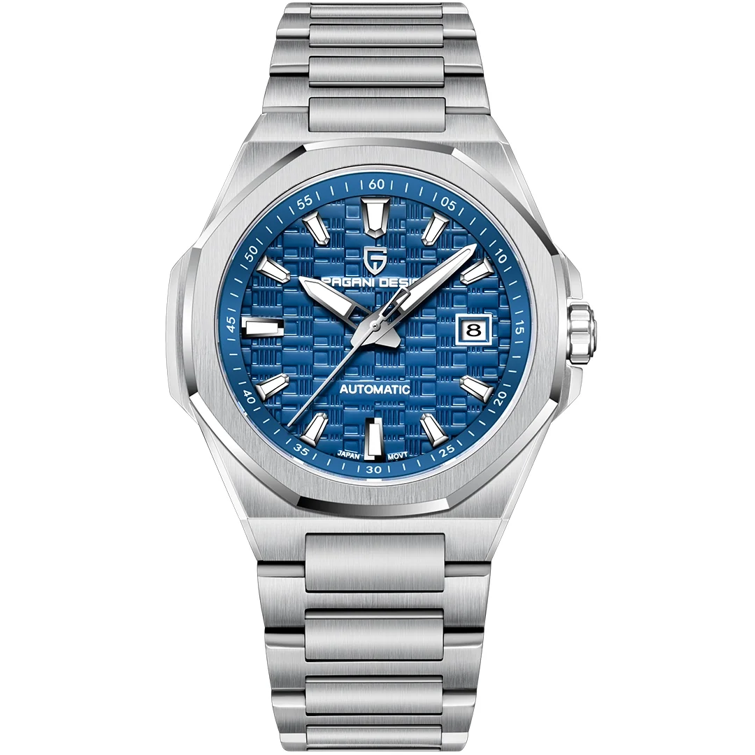 PAGANI DESIGN PD-YS023 ساعة رجالية أوتوماتيكية جديدة 40 ملم ساعة يد رياضية ميكانيكية كاملة من الفولاذ المقاوم للصدأ للرجال