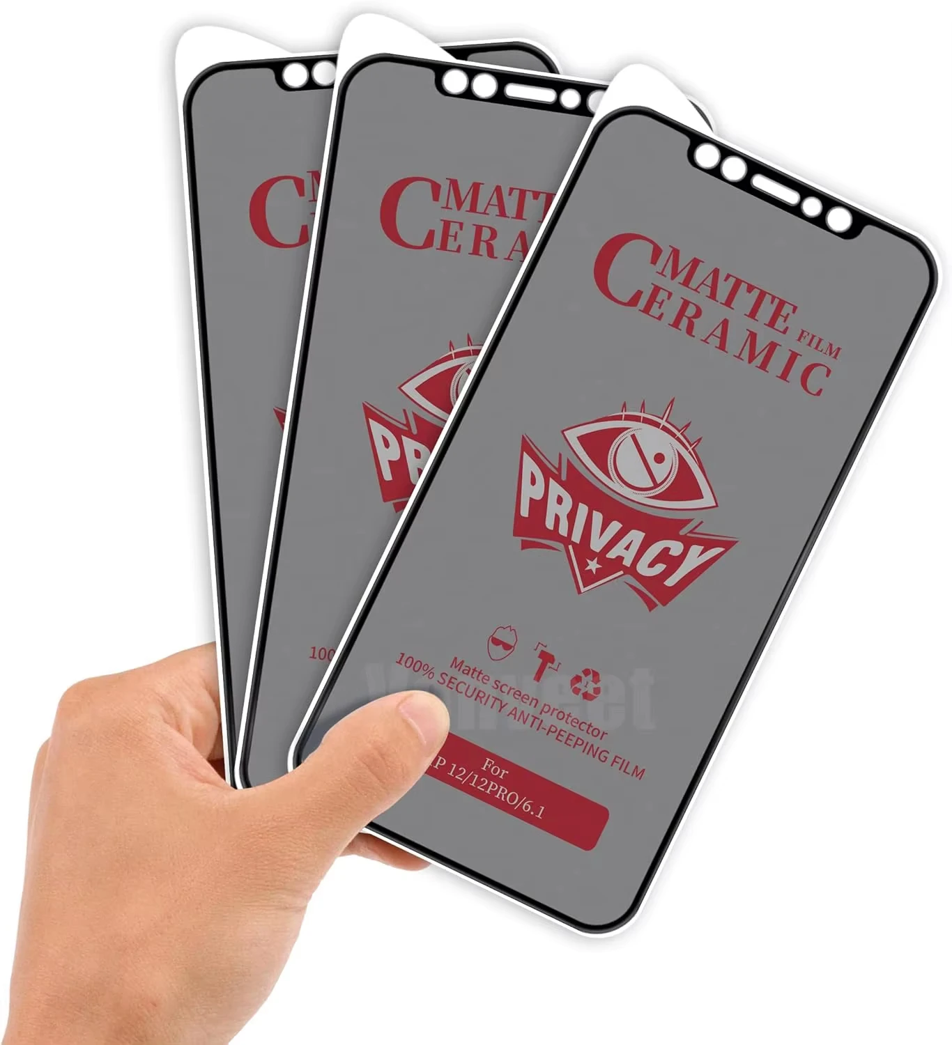 1-5 Stück Matte Keramik-Membran für Xiaomi Redmi Note 15 Pro 14 12 13 10 11 Redmi 13C 9 Pro 15 14C Displayschutzfolie Anti-Spy – Detail 6