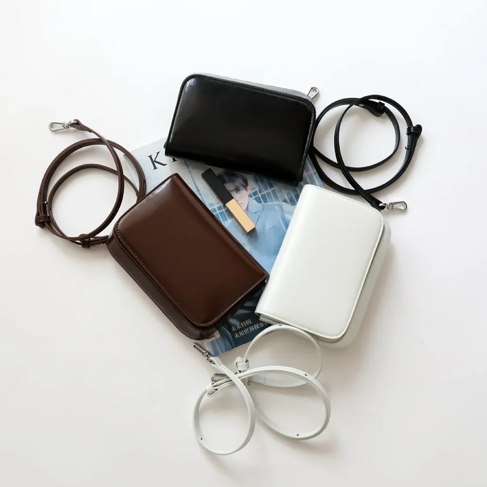 Advanced Coffee Brown Small Square Bag 2026 New Fashion Versatile Leather Crossbody Phone Bag Luxury Simple Tofu Ladies Hand Bag